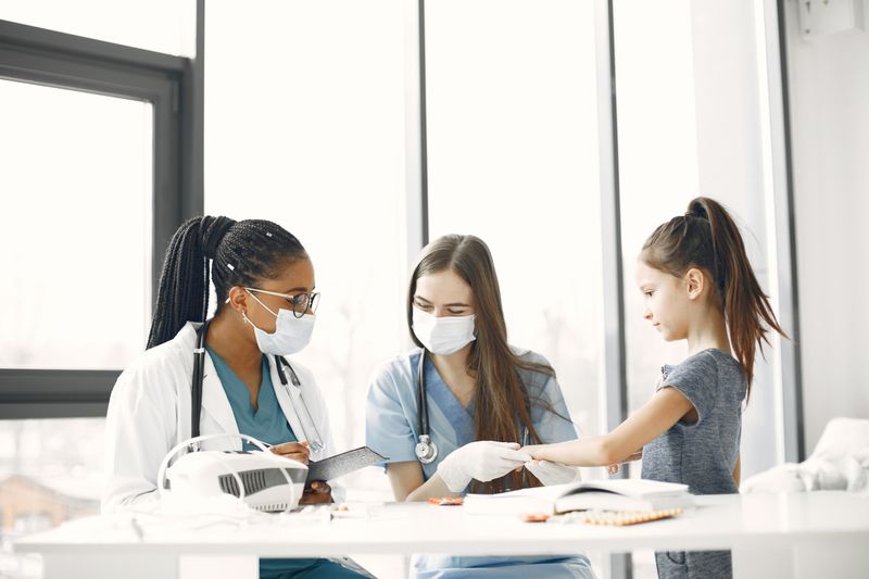 Pediatric care for a child